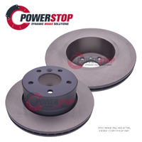 FRONT DISC BRAKE ROTORS for LAND ROVER DISCOVERY 2 Td5 1998-2004 PSR17341