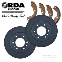 REAR BRAKE DRUMS + SHOES for MAZDA BT50 2006-2020 RDA6809