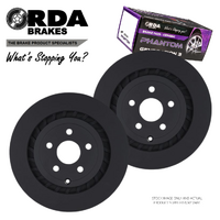 REAR DISC BRAKE ROTORS + PADS for HOLDEN COMMODORE SS-V VF REDLINE 360MM RDA8507