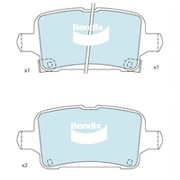 DB2488GCT - Bendix Brake Pads Set - General CT