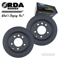 REAR BRAKE ROTORS + HD PADS for VOLKSWAGEN TOUAREG 7L V6 *1KQ 2006-2010 RDA7998