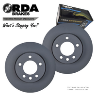 FRONT BRAKE ROTORS + HD PADS for VOLKSWAGEN TOUAREG 7L V6 TDI 2006-2011 RDA7662