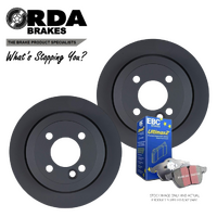 REAR DISC BRAKE ROTORS + PADS for MINI COOPER R50/R52/R53 1.6L 2004-2008 RDA7353